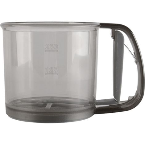 Setaccio per farina da cucina, tazza setacciante, utensili trasparenti. (1/5)