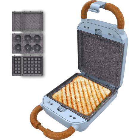 Machine à sandwich rétro 3-en-1 700 W Cecotec