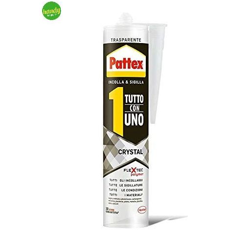 Adesivo sigillante Pattex millechiodi crystal gr.290