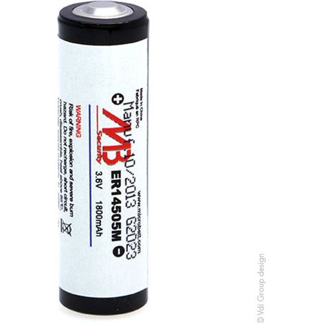 Pile lithium 3.6V ER14505 AA LR6 (1/3)