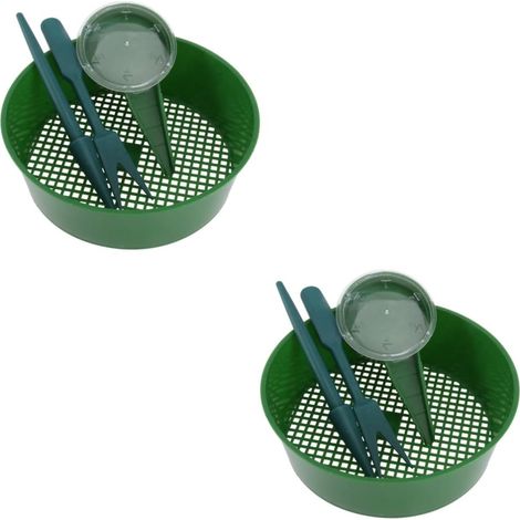 2ensembles Kit De Jardinage Outils De Transplantation Plastique pour Semer Et Déplacer Plantes pour Balcon Et Jardin (1/5)