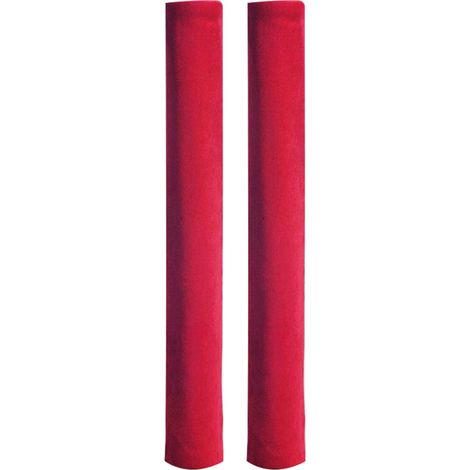 Ortviai Housses de Poignée de Réfrigérateur 2 Pièces – Rouge, Douces et Universelles, en Velours Doré Lavable