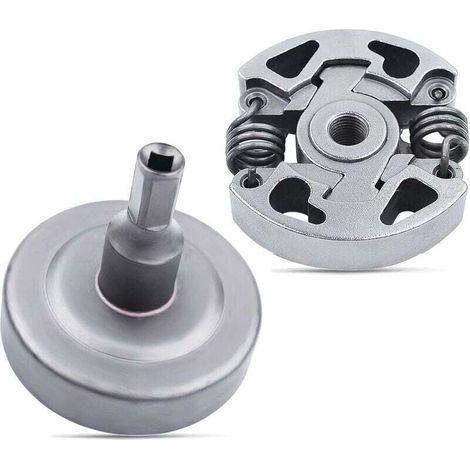 Embrayage et Cloche d'embrayag kit pour Stihl FS38 FS40 FFS50 FS55 et Plus séries,argent,6.76.3,6.11.3 (1/4)