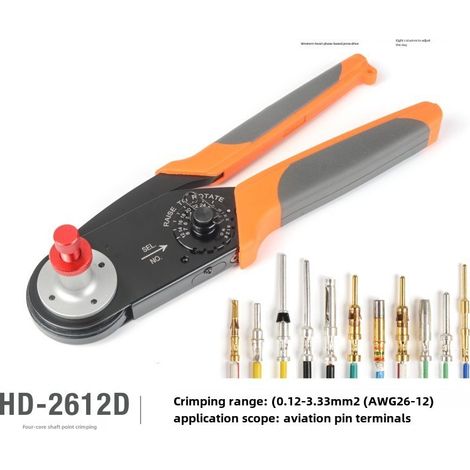 Pince HD-2612D – Remplace HDT-48-00 – Connecteurs Deutsch DT/DTM – Pour électricien auto