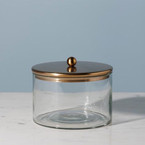 Petit bocal rond verre 13x15cm (1/4)