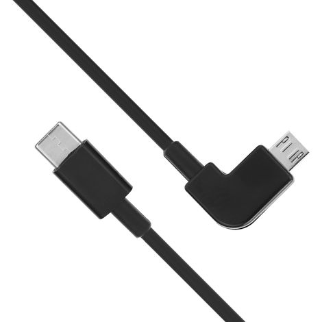 rechtwinkliges FPV-Brillen-Datenkabel Typ C auf Micro-USB für DJI FPV-Flugbrillen (1/5)
