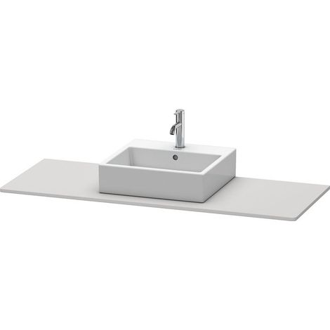Console Duravit XSQUARE 16x1400x550mmavec découpe milieu blanc nordique