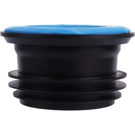 1 pièce Anneau en caoutchouc pour toilettes, joint d'étanchéité anti-odeurs, bride universelle pour tuyau de vidange 3"–4", salle de bain