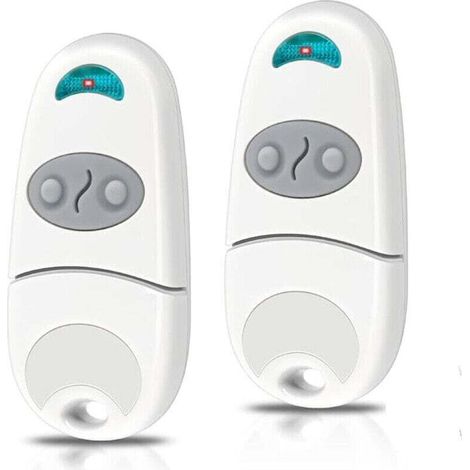 433,92 MHz Torfernbedienung, 2er-Pack mit 2-Kanal-Fernbedienungen, kompatibel mit EE EV NA 280-868M