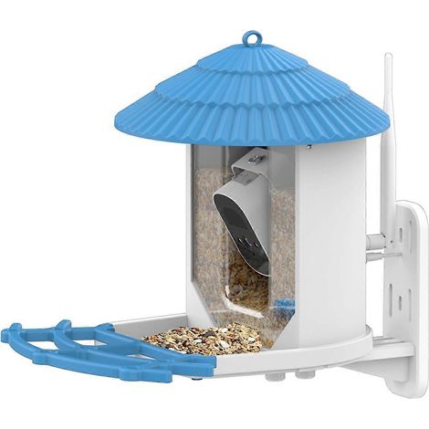 Vogelfutterhaus mit Vogelbeobachtungskamera und Vogelbestimmungsfunktion