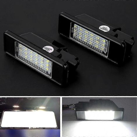 Stück LED-Kennzeichenbeleuchtung für Citroen C2 C3 C4 C5 C6 DS3 Edition 0617