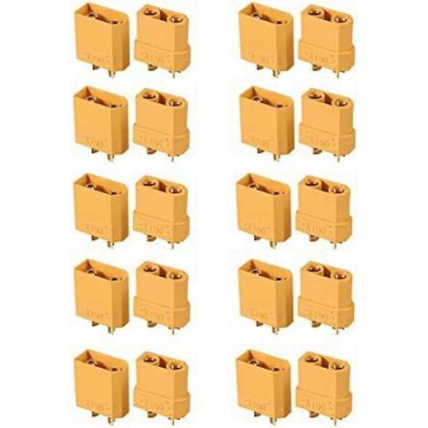 10 paires de connecteurs de batterie Xt90 Xt90h ensemble fiche banane pour batterie Lipo (1/4)