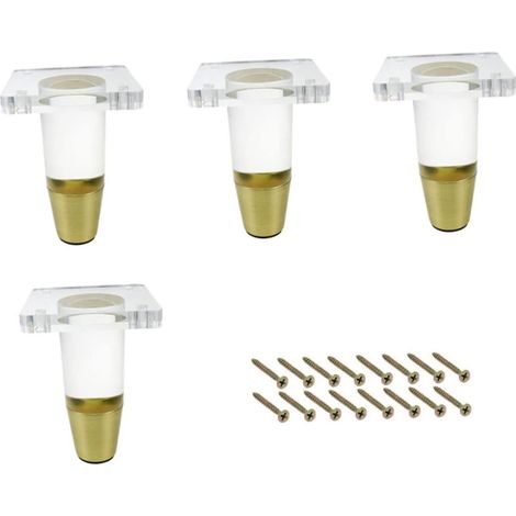 de 4 pieds de canap en acrylique transparent pour meubles (1/5)