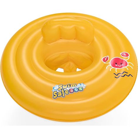 TrAdE Shop Traesio - Salvagente Gonfiabile Galleggiante A Mutantina Per Bambini Rotondo 69cm Swim Safe 32096 -