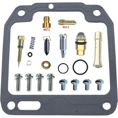 Kit de réparation de carburateur pour XC125 Cygnus 1994-1999 125 cm³  Kit de base  Compatible avec XC125 Cygnus  monocylindre  gicleurs en laiton  joints en nitrile  pièces en POM  résistant à l'essen (1/2)
