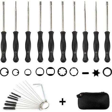 10-Piece Carburetor Screwdriver Set with EVA Case & Cleaning Brush - Carburetor Adjustment Tool Kit, Specialized Carburetor Screwdrivers (1/4)
