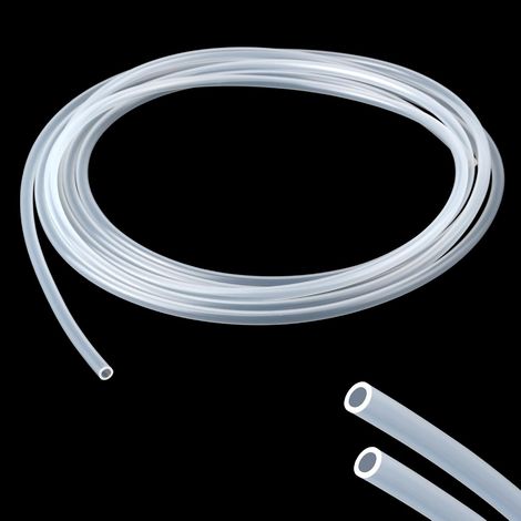 Silicone Hose 4m Length Flexible Food Grade Silicone Hose 4mm ID x 6mm OD Transparent Silicone Hose Transparent Water Air Tubes for Transfer (1/5)