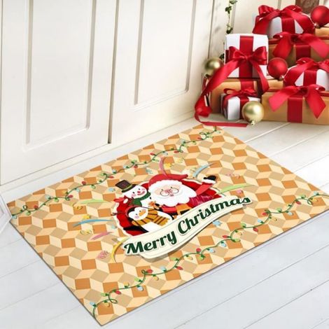 Tapis de Sol - Noël - Antidérapant - Polyester - 60x40 cm (1/3)