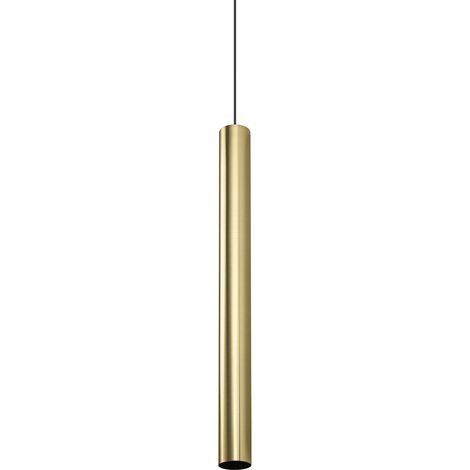 Ideal Lux Sospensione Look 1 luce GU10 ottone alluminio vetro