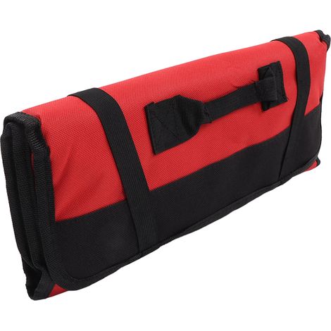 Rouleau de Transport Multifonction en Tissu Oxford Imperméable, Pochette Durable Portable Rouge pour Outils (1/5)