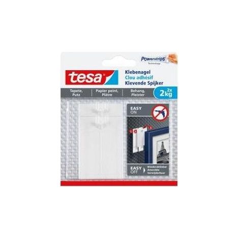 tesa 77776 Chiodi adesivi Bianco Contenuto: 2 pz.