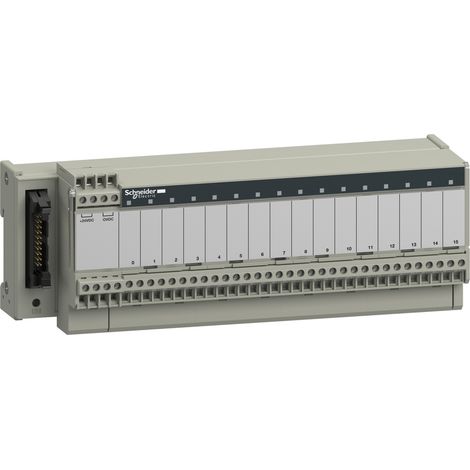 ABE7 16-Kanal 24V DC-Subbasis mit Schutzart IP2X und einem Temperaturbereich von -5 bis 60°C