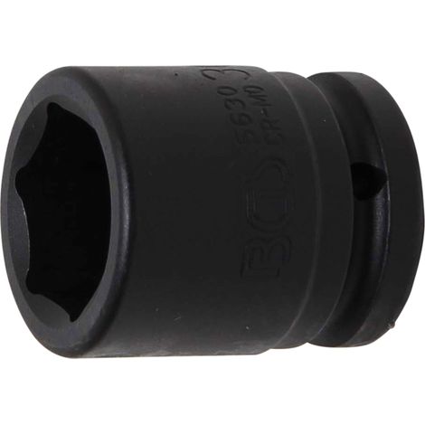 BGS Kraft-Steckschlüssel-Einsatz Sechskant Antrieb Innenvierkant 20 mm (3/4") SW 30 mm - 5630 (1/4)