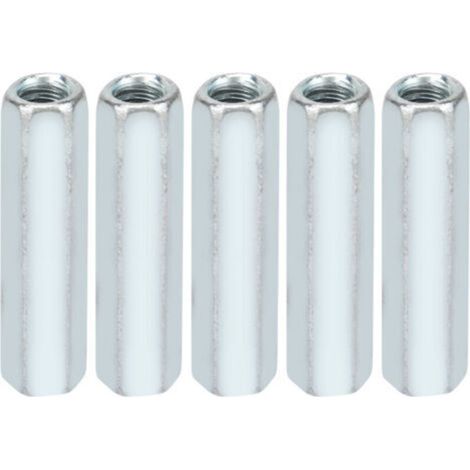5 pièces M6 40 longue tige écrou hexagonal manchon hexagonal écrou entretoise attaches filetées