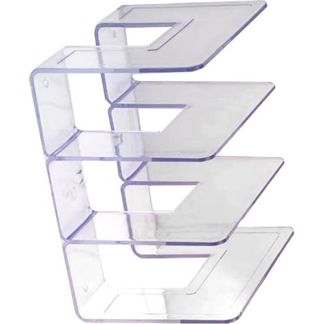 Organisateur de Sac à Main, Sac PC, Diviseur D'étagère de Placard, Support de Rangement Empilable, Utilisation Polyvalente (3 sections) (1/5)
