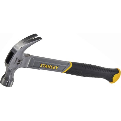 Stanley STA051529 Grey Fibreglass Curve Claw Hammer 450g 16oz STHT0-51309