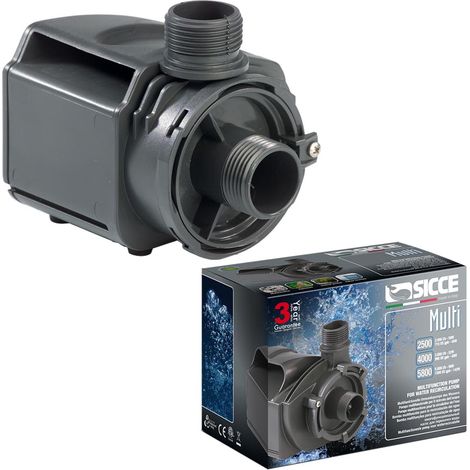 Sicce multi 2500 2.500 litri/h pompa multifunzione per moltissime applicazioni cavo da 10 metri
