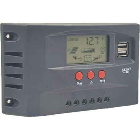 Contrôleur solaire photovoltaïque MPPT 12 V/24 V, régulation automatique de la tension, charge photovoltaïque 40 A (1/4)