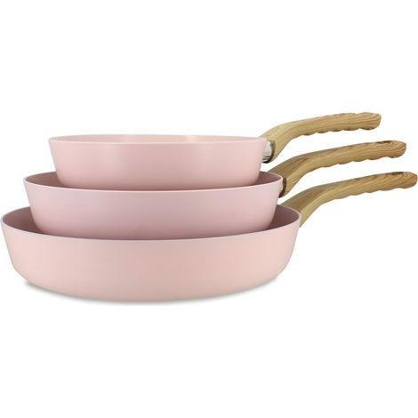 Set de 3 poêles en aluminium, COLORAMA