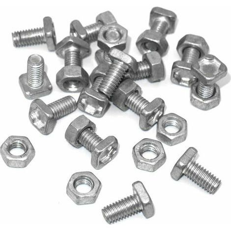 Packung mit 50 Muttern und Schrauben für Gewächshäuser (1/4)