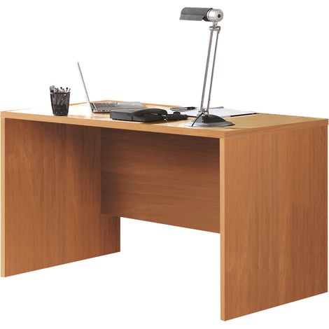 Bureau coloris merisier - longueur 150 x profondeur 75 cm -PEGANE-
