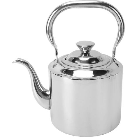 Théière en acier inoxydable 304 avec infuseur et poignée supérieure, convient à tous les types de cuisinières, 2 litres. (1/5)