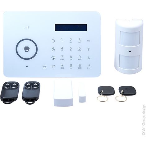 Centrale d'alarme GSM/RTC – Alarme autonome avec détection de mouvement – Installation rapide sans fil – Compatible avec application mobile – Chuango (1/4)