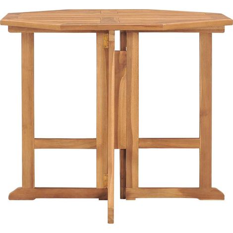 Maison Exclusive - Mesa de comedor plegable para jardín madera de (1/5)