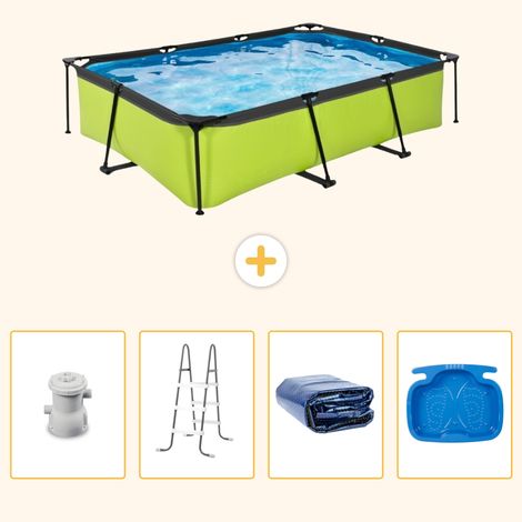 Exit-toys Piscine Exit Rectangulaire - 300x200x65 cm - 5-pièces S318 (1/5)