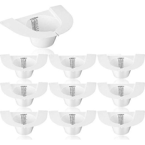 10 chapeaux de prélèvement d'urine pour toilettes, kit de collecte d'échantillons de selles, chapeau de prélèvement d'urine, récipient pour échantillon d'urine (voir image) (1/5)