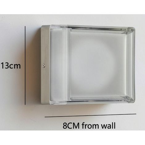 Lampe Décorative Design Œuf Carré Transparent – Style Minimaliste pour Entrée, Couloir, Escalier, Mur d'Accent et Tête de Lit (1/2)