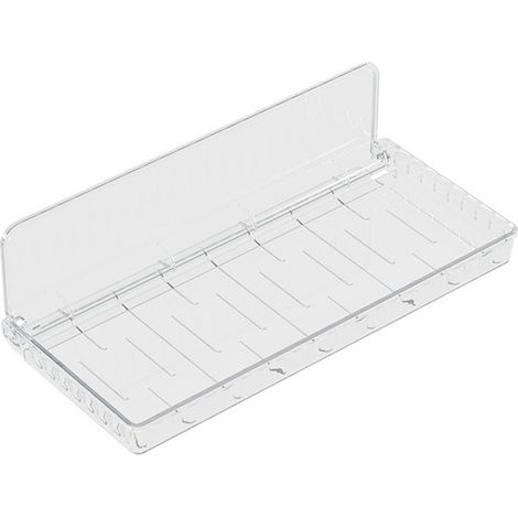 Etagere Pliante Murale Transparente Sans Perçage Grande Capacité Pour Salle De Bain - 1 Pièce (1/5)