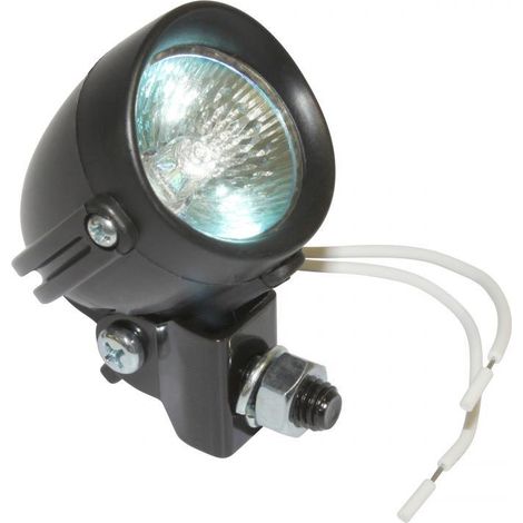 Phare éclairage additionnel noir halogène Replay pour moto (1/2)