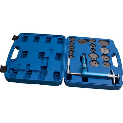 16pc Brake Piston Wind Back Kit Air Tool For VW AUDI BMW Mercedes Benz Peugeot (1/5)