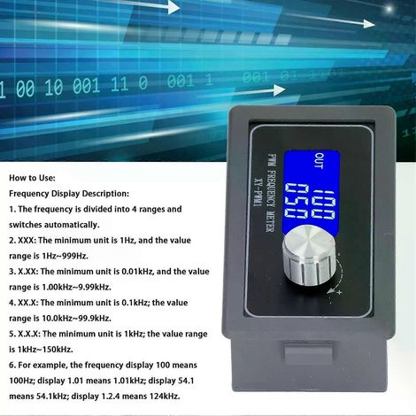 Für Frequenzgenerator PWM Rechteckwellenimpuls LCD-Anzeige einstellbar für Motoransteuerung-JXLGV (1/4)