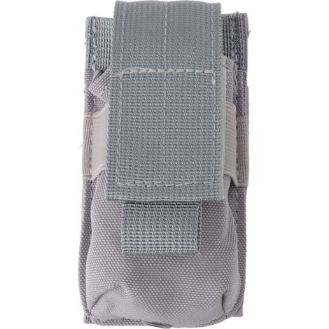 Wasserdichte Nylon-Taschenlampentasche, stylisches Accessoire für Wandern und Camping, Grau (1/5)