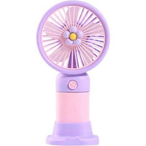 Support de téléphone portable 2 en 1 avec ventilateur intégré, offrant un flux d'air puissant et une stabilité optimale pour se rafraîchir en été et regarder des films. (1/5)