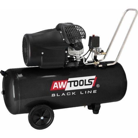 Awtools AC100V compresor 100L 3,0 HP negro robusto (1/3)