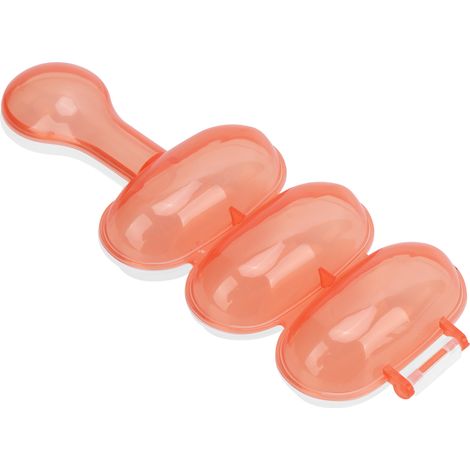 Moule à Boules de Riz Enfant - Shaker DIY pour Déjeuner Créatif, Accessoire de Cuisine et Emporte-Pièce Décoratif Rouge (1/5)