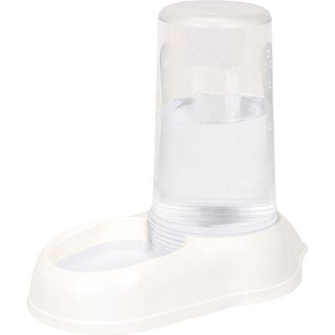 Ferplast AZIMUT 5500 Dispenser di crocchette o acqua. Vari colori.. Variante 5500 - Misure: 23 x 41 x h 37.5 cm - 5.5 L - Bianco